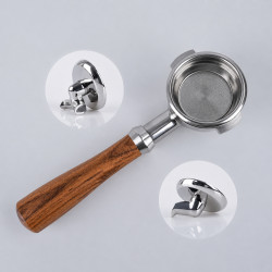 3-in-1-portafilter 4Barista 58 mm – E61 (houten handvat)