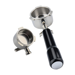 Portafilter met dubbele uitloop 4Barista 51 mm – De’Longhi Dedica (zwart handvat)
