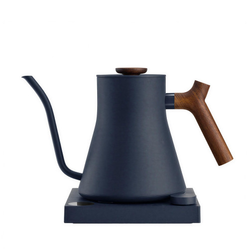 Fellow Stagg EKG PRO stone blue + walnut | Elektrische waterkoker Gooseneck