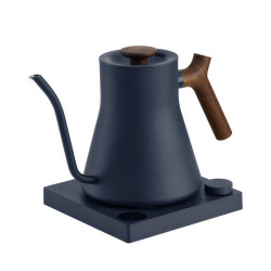 Fellow Stagg EKG PRO stone blue + walnut | Elektrische waterkoker Gooseneck