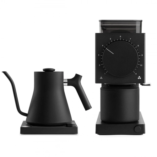 Fellow Ode + Stagg EKG black | Elektrische koffiemolen + Gooseneck waterkoker