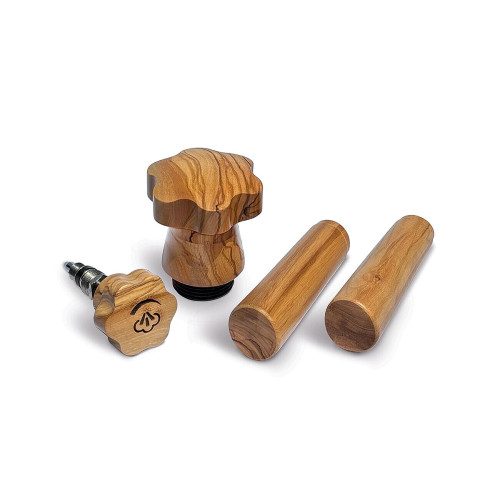 La Pavoni wood handles kit (Legno olivo) – set handgrepen