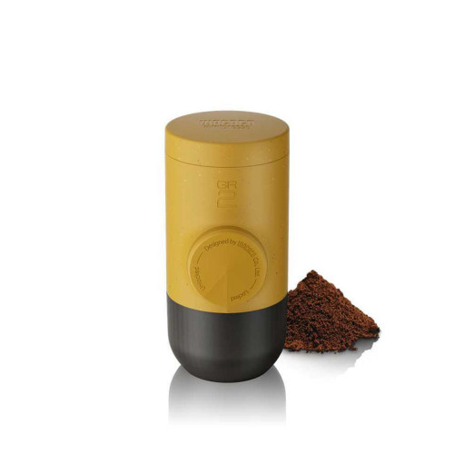 Recensies Reiskoffiezetapparaat Wacaco MiniPresso GR2 (golden ochre) - gemalen koffie