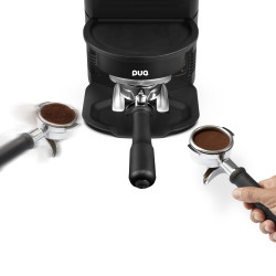 PUQ Press M3 58 mm – automatische tamper (zwart)