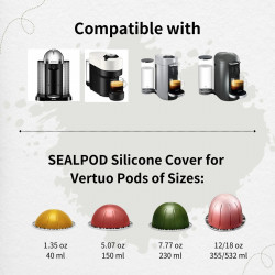 SEALPOD Siliconen omhulsel voor VertuoLine capsules - 4 st
