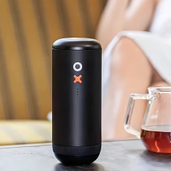 Timemore × Nuttii OX Lite – draagbare elektrische koffiemolen (zwart)